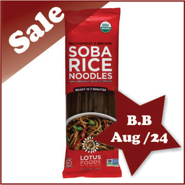 Buckwheat & Brown Soba Rice Noodles (organic)