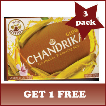 Chandrika Glow Sandal & Saffron Soap