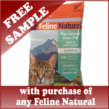 Feline Natural Beef & Hoki Feast FREE SAMPLE cat food