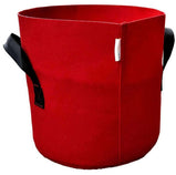 Bootstrap Farmer, Grow Bags -7 gallon Colored Fabric Pots  red
