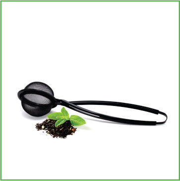 Tea ball infuser tongs
