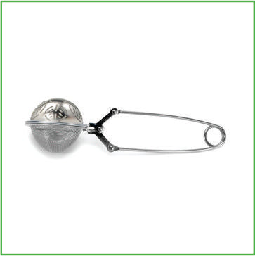 Tea infuser tongs, leaf design
