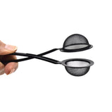 Tea ball infuser tongs