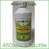 35% Food Grade Hydrogen Peroxide  460 ml (1 or 3 or 18 bottles)
