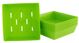 Bootstrap Farmer, 5x5 Shallow Microgreen Trays Assorted colour or Black-8pk