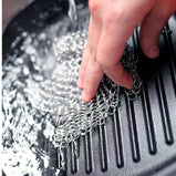 Metal mesh (chain mail) pot scrubber