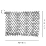Metal mesh (chain mail) pot scrubber