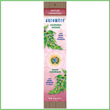 Auromere Ayurvedic Incense - KASTURI
