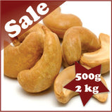 Cashews, whole (organic) 500g, 2kg 
