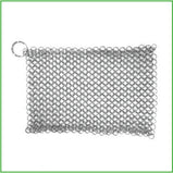 Chain mail scrubber