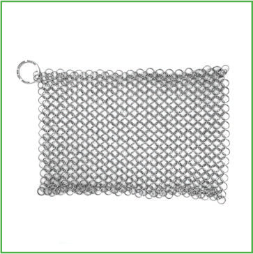 Chain mail scrubber