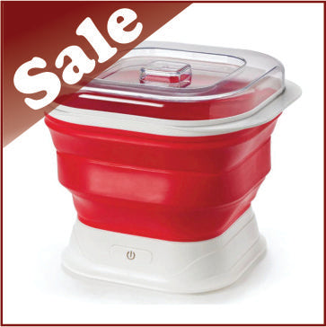 Collaspible yogurt maker