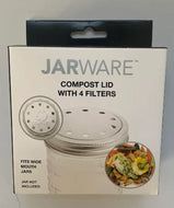 Compost Lid w/ 4 charcoal filters (for wide mouth mason jar)