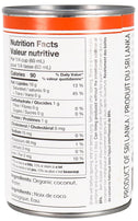 Nutrition facts Coconut Milk (organic) 400ml