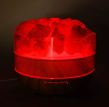 Salt of the Earth Himalayan Salt Aroma Lamp Diffuser -LED red