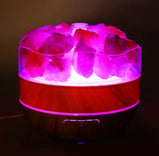 Salt of the Earth Himalayan Salt Aroma Lamp Diffuser LED pink