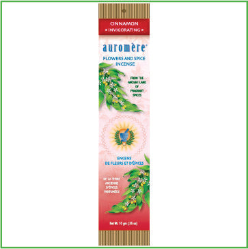 Auromere Flowers & Spice Incense - CINNAMON