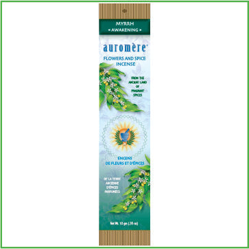 Auromere Flowers & Spice Incense - MYRRH