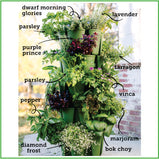 GardenStalk Vertical Planter 5 tier -Evergreem - herbs not included