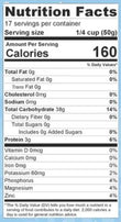 Jasmine Rice, White Organic nutritional facts