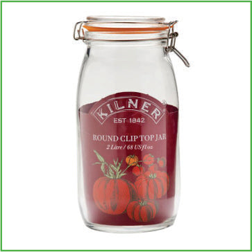 Kilner round clip top jar - 2L