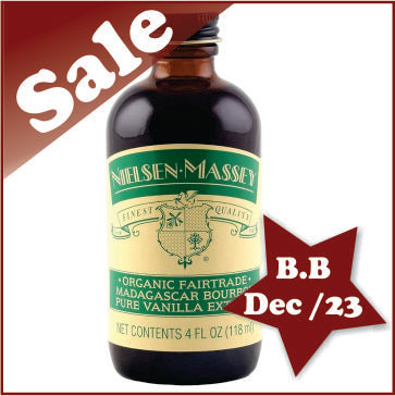 Vanilla Extract Pure Madagascar Bourbon Nielsen-Massey 118ml-4oz