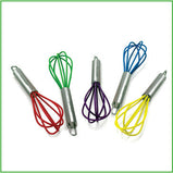 Mini whisk silicone and stainless steel