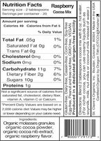 St. Claire's Organics Hot Cocoa, Raspberry nutrition facts