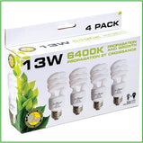 13 watt CFL bulb 4 pack