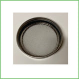 Stainless steel lid with screen -wide mouth jar