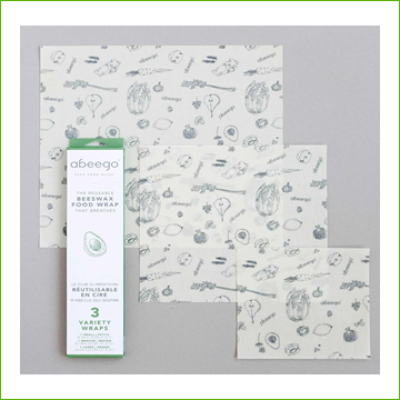 Beeswax Food Wrap Abeego, Variety Pack