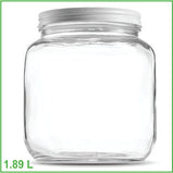 Wide Mouth Glass Jars 1/2 gallon/64oz