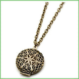 Aromatherapy Locket -Bronze Mandala