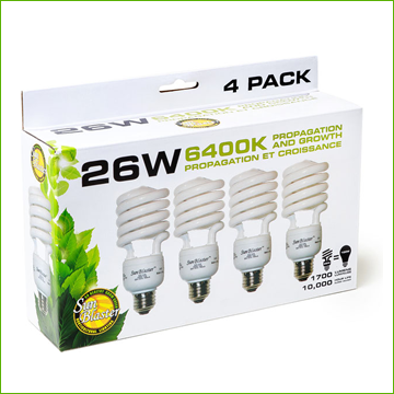 26W Sunblaster CFL6400K (4pack)