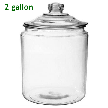 Heritage Hill Glass Jar & Lid (2 gallon)