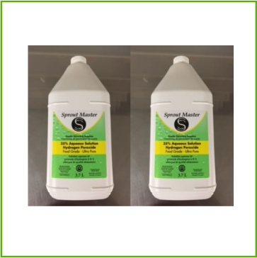 35% Food Grade Hydrogen Peroxide 3.7L -2pk