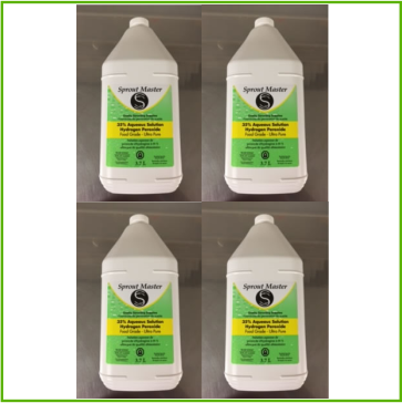 35% Food Grade Hydrogen Peroxide 3.7L -4pk