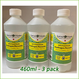 35% Food Grade Hydrogen Peroxide  460 ml x3
