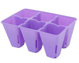 Bootstrap Farmer, 6 Cell Plug Tray Inserts Colors -12pk