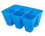 Bootstrap Farmer, 6 Cell Plug Tray Inserts Colors -12pk