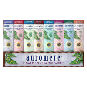 Auromere Incense Sampler -Flowers & Spice