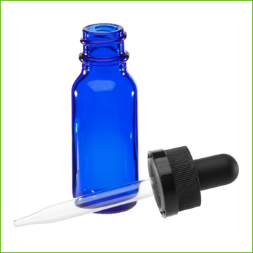 Glass Dropper -Cobalt Blue