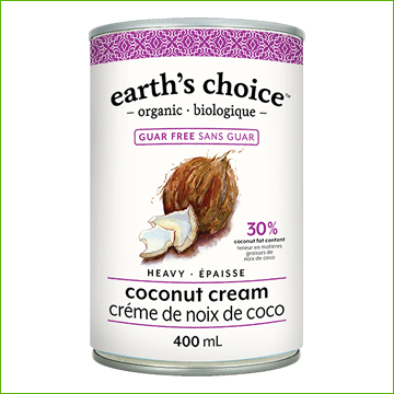 Organic Coconut Heavy Cream -Guar Gum-Free 30%