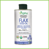 Organic Flaxseed Oil 500 ml -Alpha