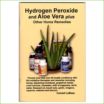 Book, Hydrogen Peroxide and aloe vera plus