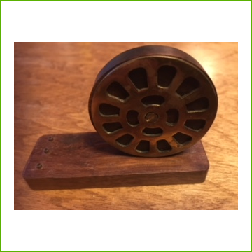 Incense holder, Rosewood & Brass Mother’s Symbol