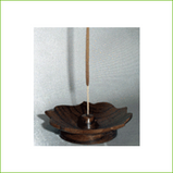 Incense Holder, Teakwood Indian Flower