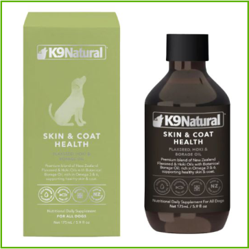 K9 Natural Skin & Coat Health Oil 