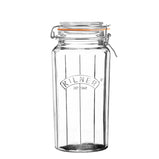 Kilner, Faceted Clip Top Jar 1.8L