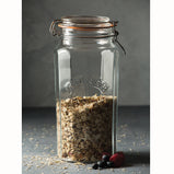 Kilner, Faceted Clip Top Jar 1.8L
